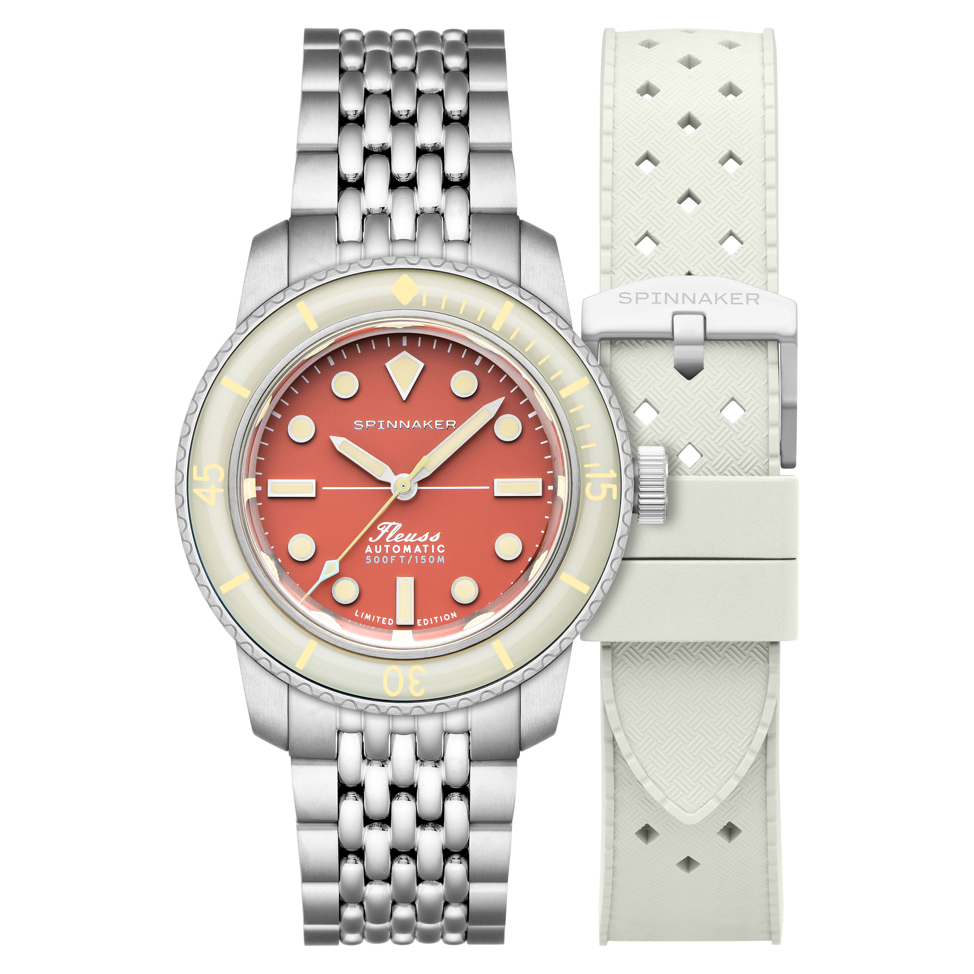 Spinnaker Spinnaker Fleuss 40 Automatic 145TH Coral RedLimited Edition Men's Watch SP-5133-77