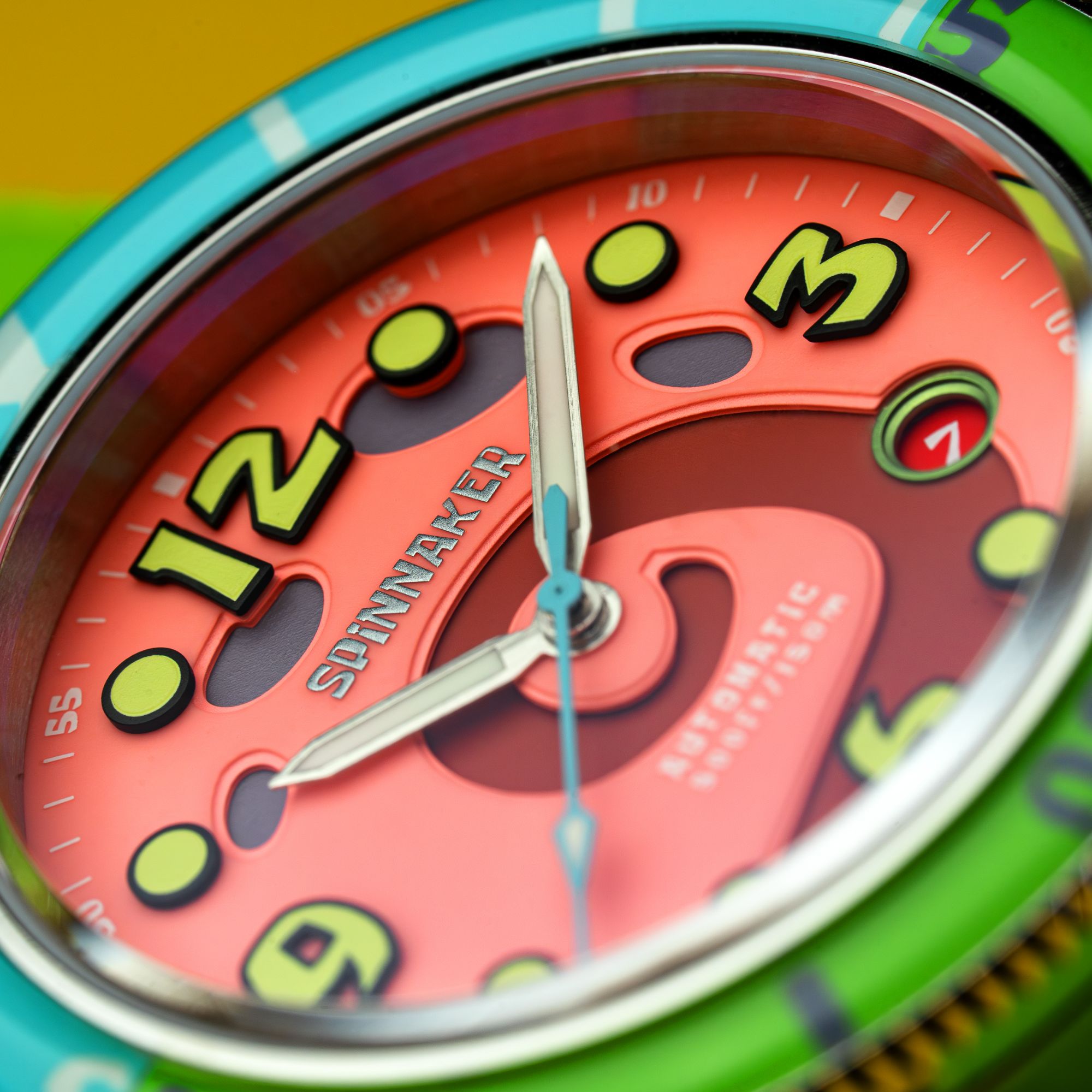 SPINNAKER Spinnaker Fleuss Automatic Spongebob Squarepants Conch Street Limited Edition Pink Gary Men's Watch SP-5151-01