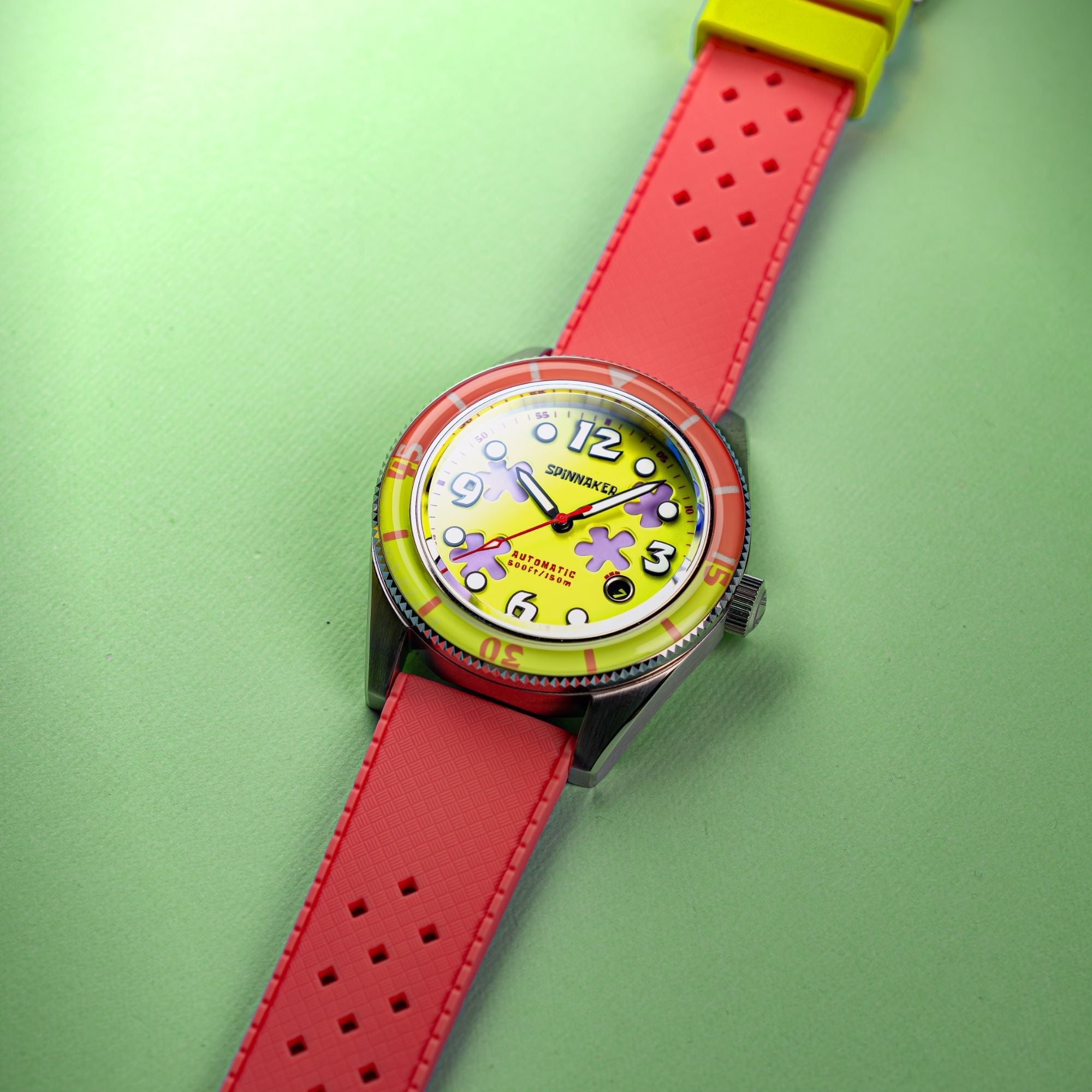 SPINNAKER Spinnaker Fleuss Automatic Spongebob Squarepants Conch Street Limited Edition Patrick Pants Men's Watch SP-5151-02