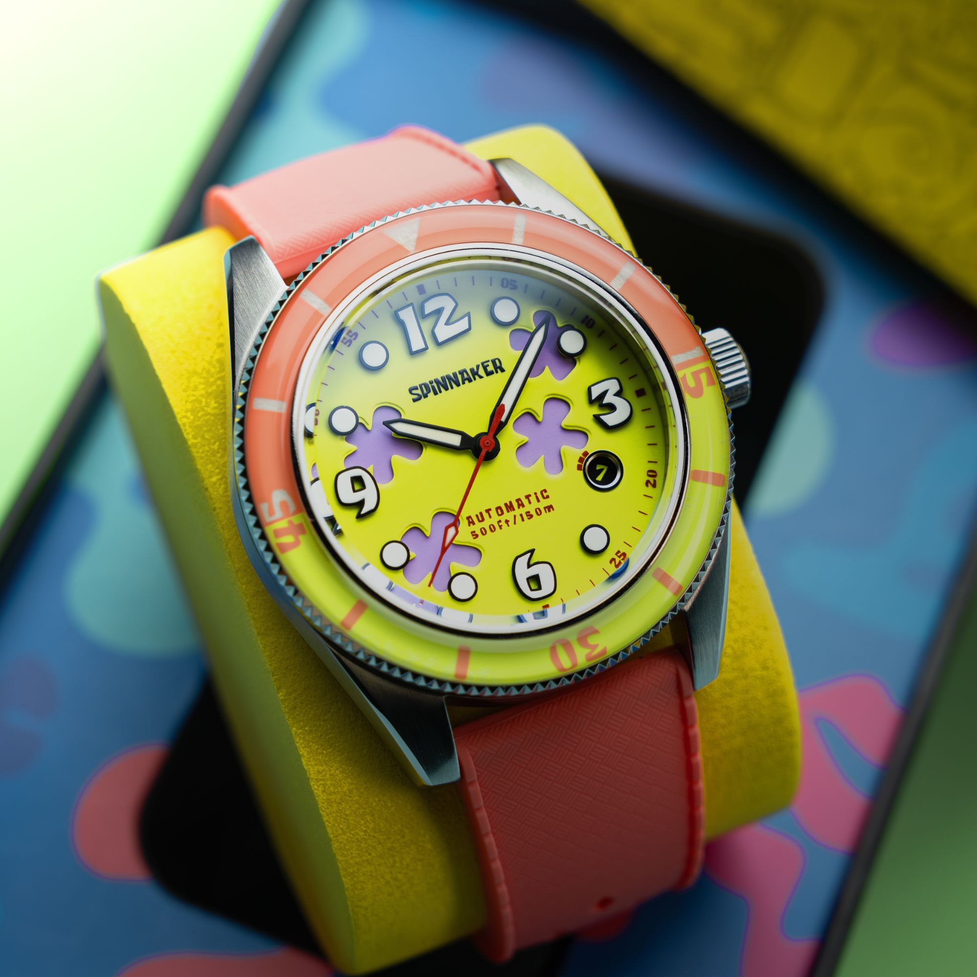 SPINNAKER Spinnaker Fleuss Automatic Spongebob Squarepants Conch Street Limited Edition Patrick Pants Men's Watch SP-5151-02