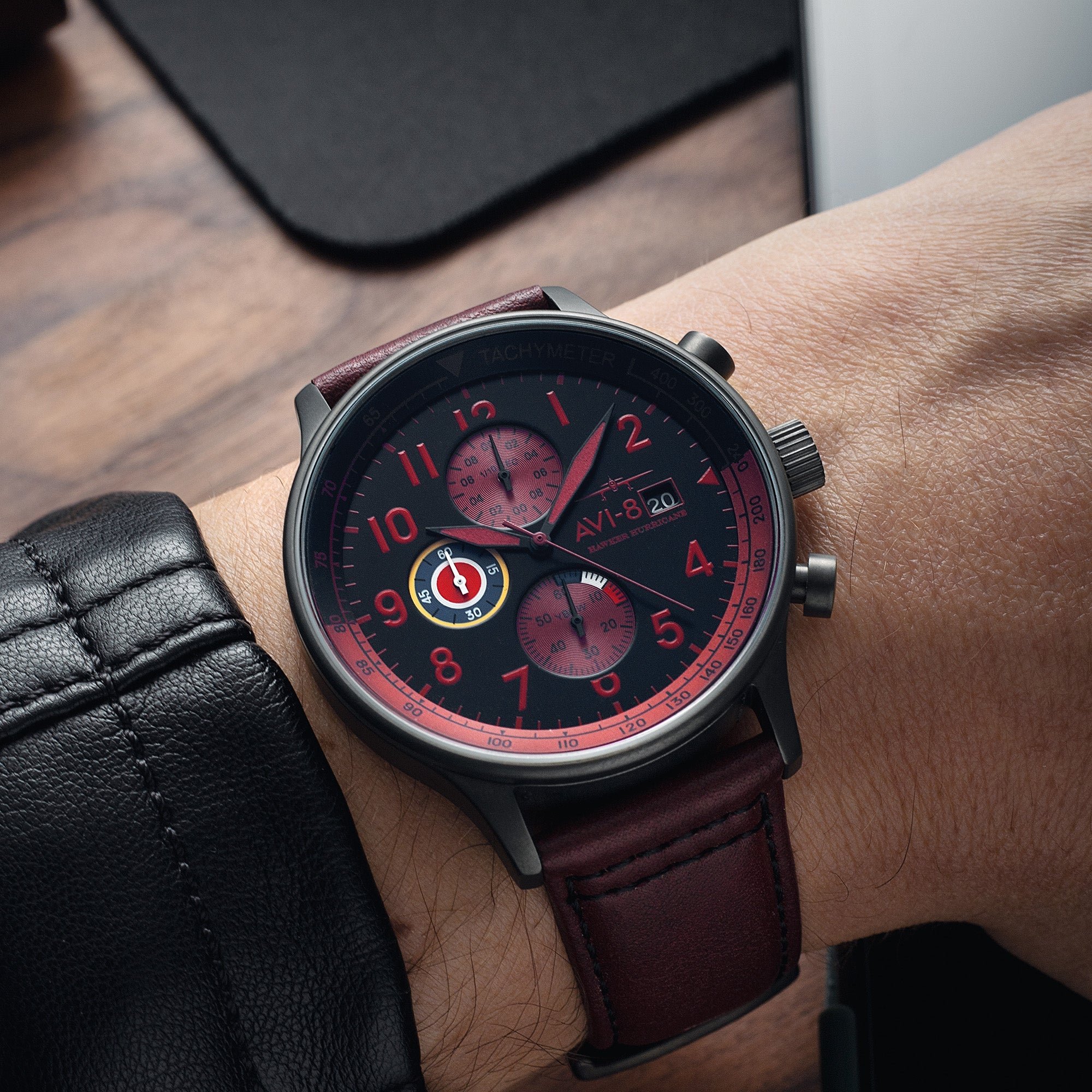 Blood Red hawker hurricane classic chronograph blood red av 4011 0s