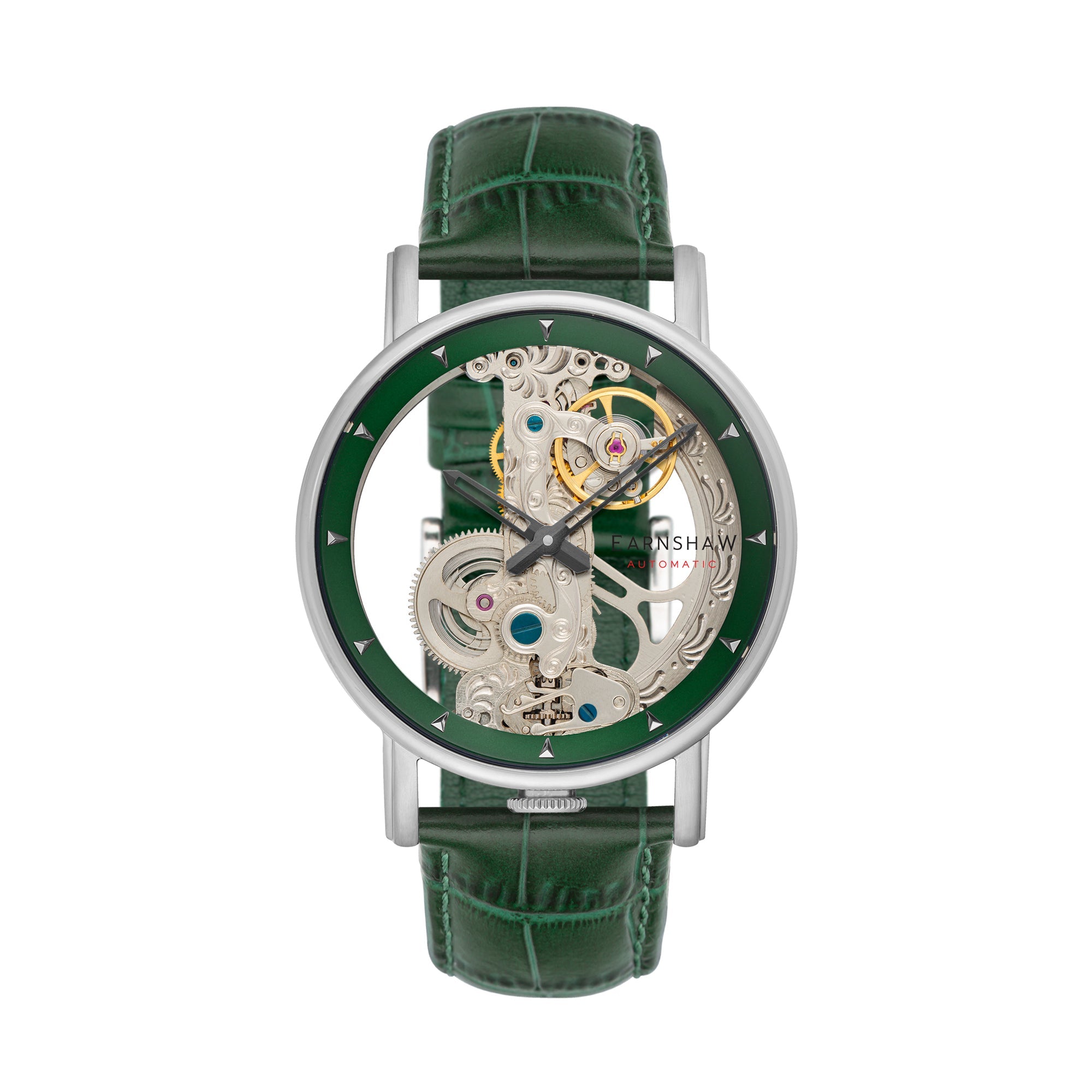 THOMAS EARNSHAW Thomas Earnshaw Fowler Bridge Men's Skeleton Green Watch ES-8225-05