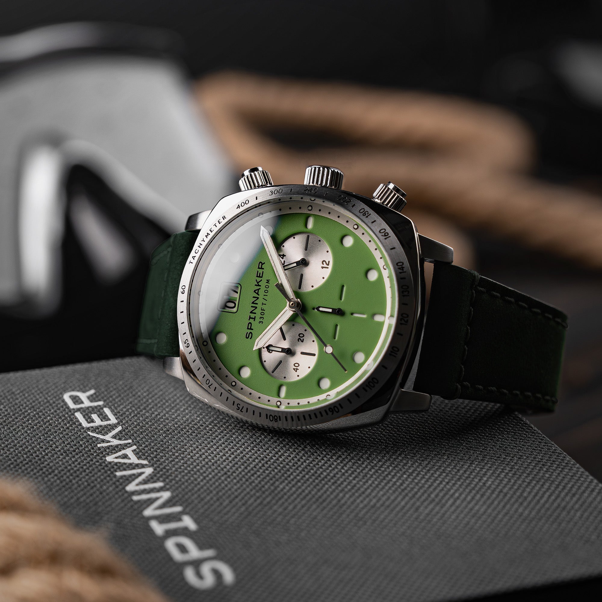 Spinnaker Hull Chronograph Napier Green Men s Watch SP 5068 09